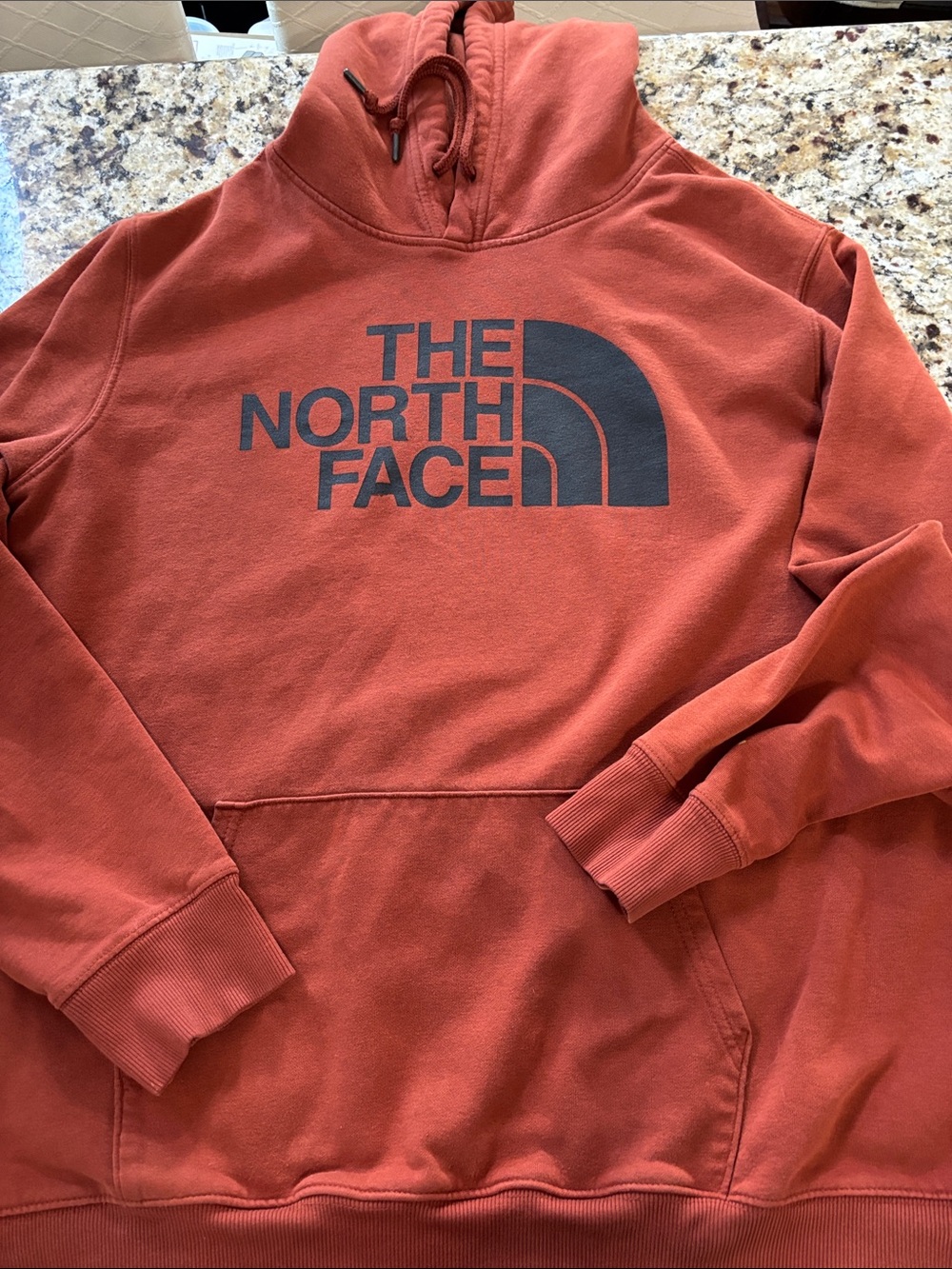 The North Face Men's Hoodie Rust Red